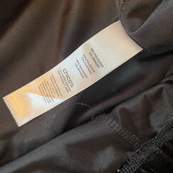 ADDITIONS BY CHICO’S | elastic waist brown polyester pants 2R or M - Picture 4 of 4